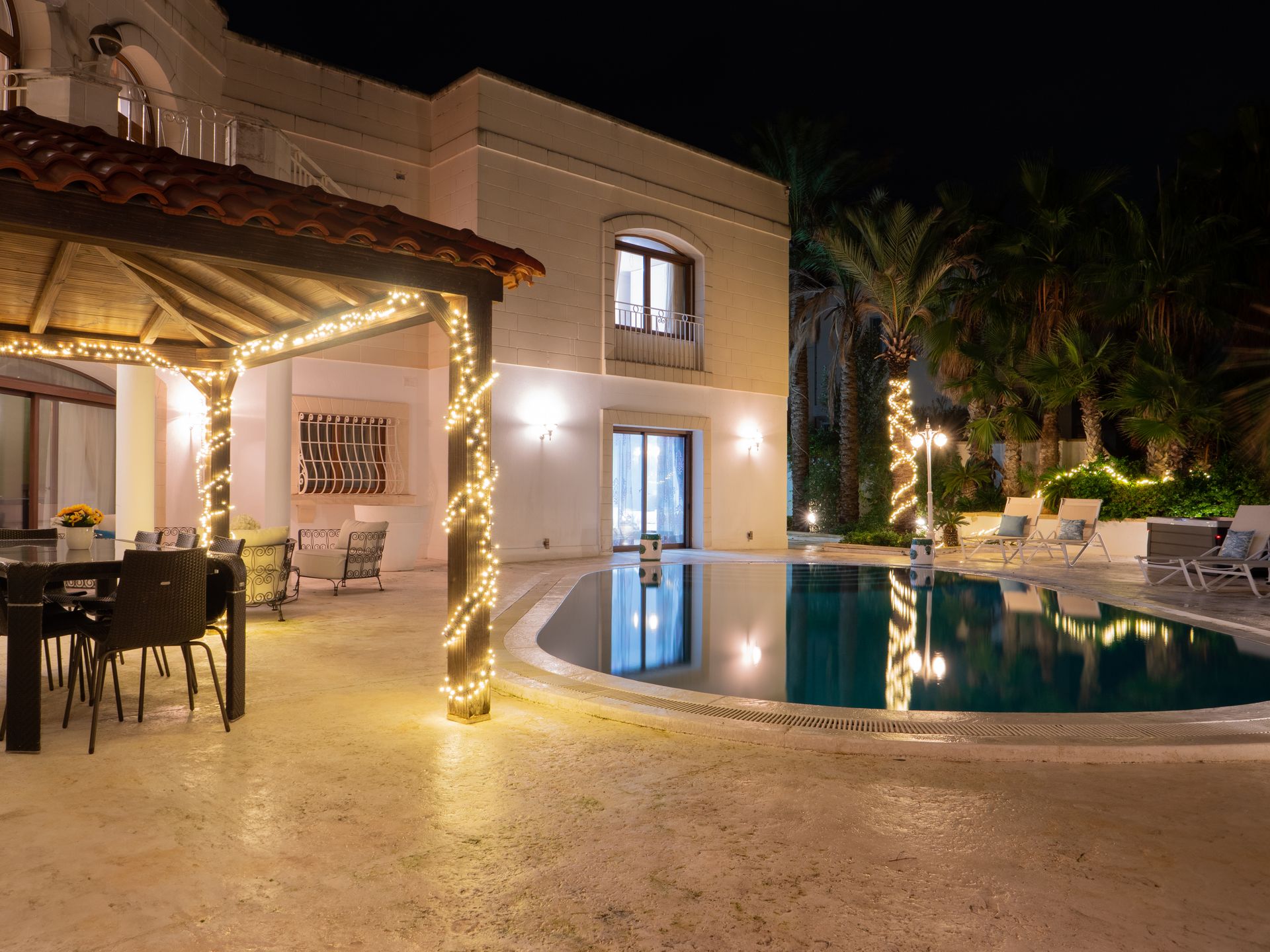 Villa Alexandra – Pool & Jacuzzi Area
