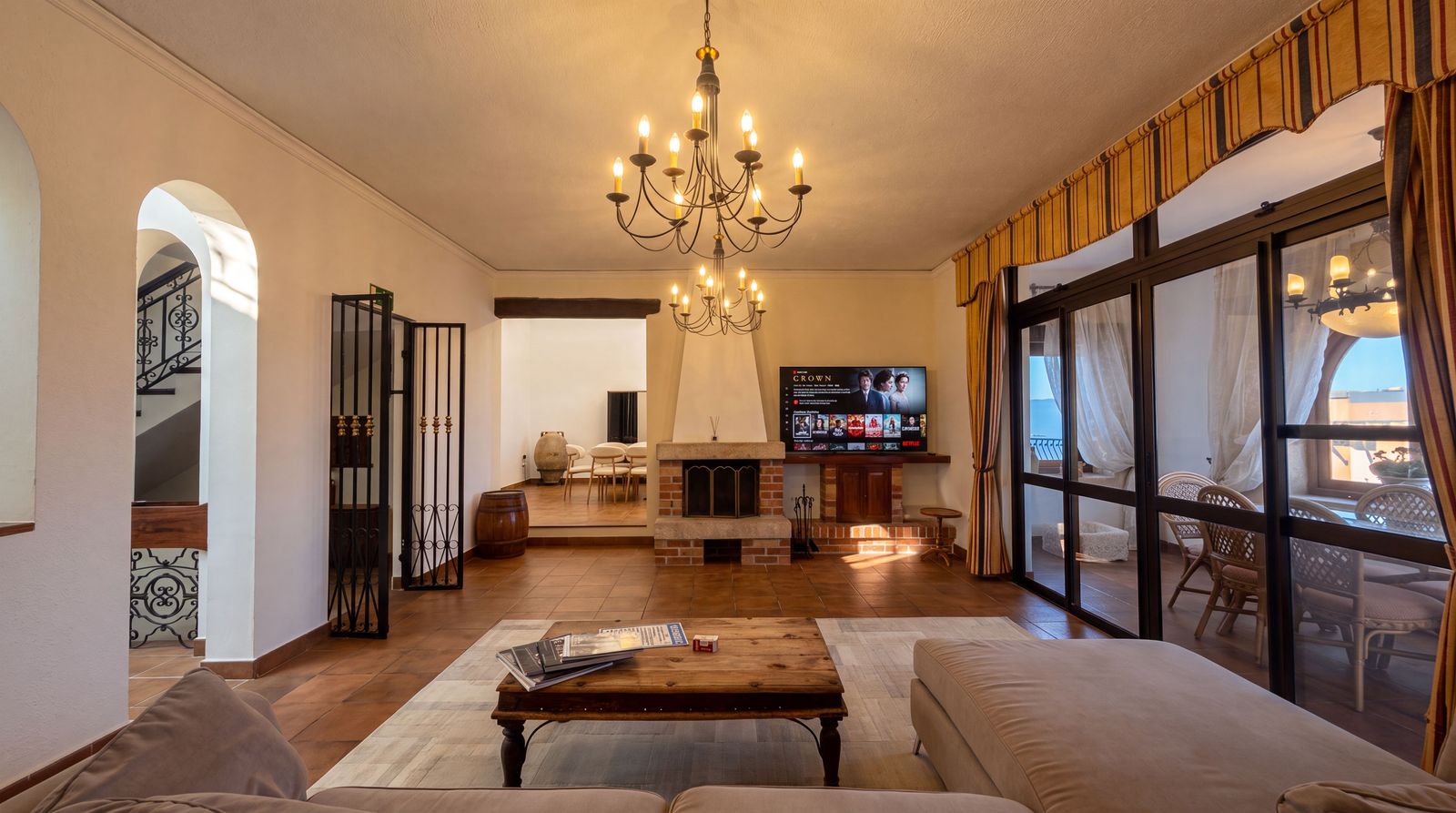 Villa Kampanella – Living Room