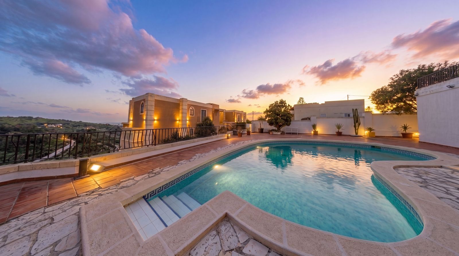 Villa Kampanella – Pool Area