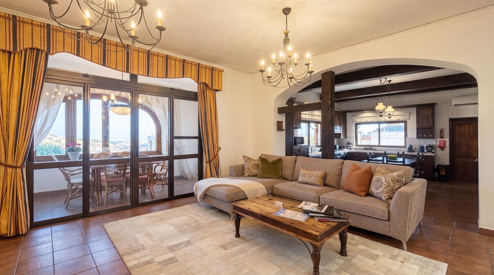 Villa Kampanella – Living Room