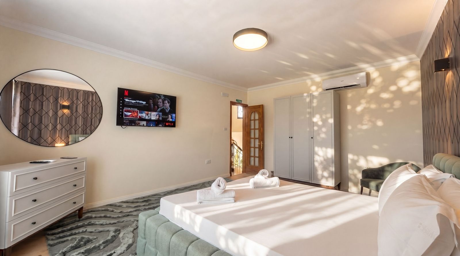 Villa Kampanella – Green Bedroom