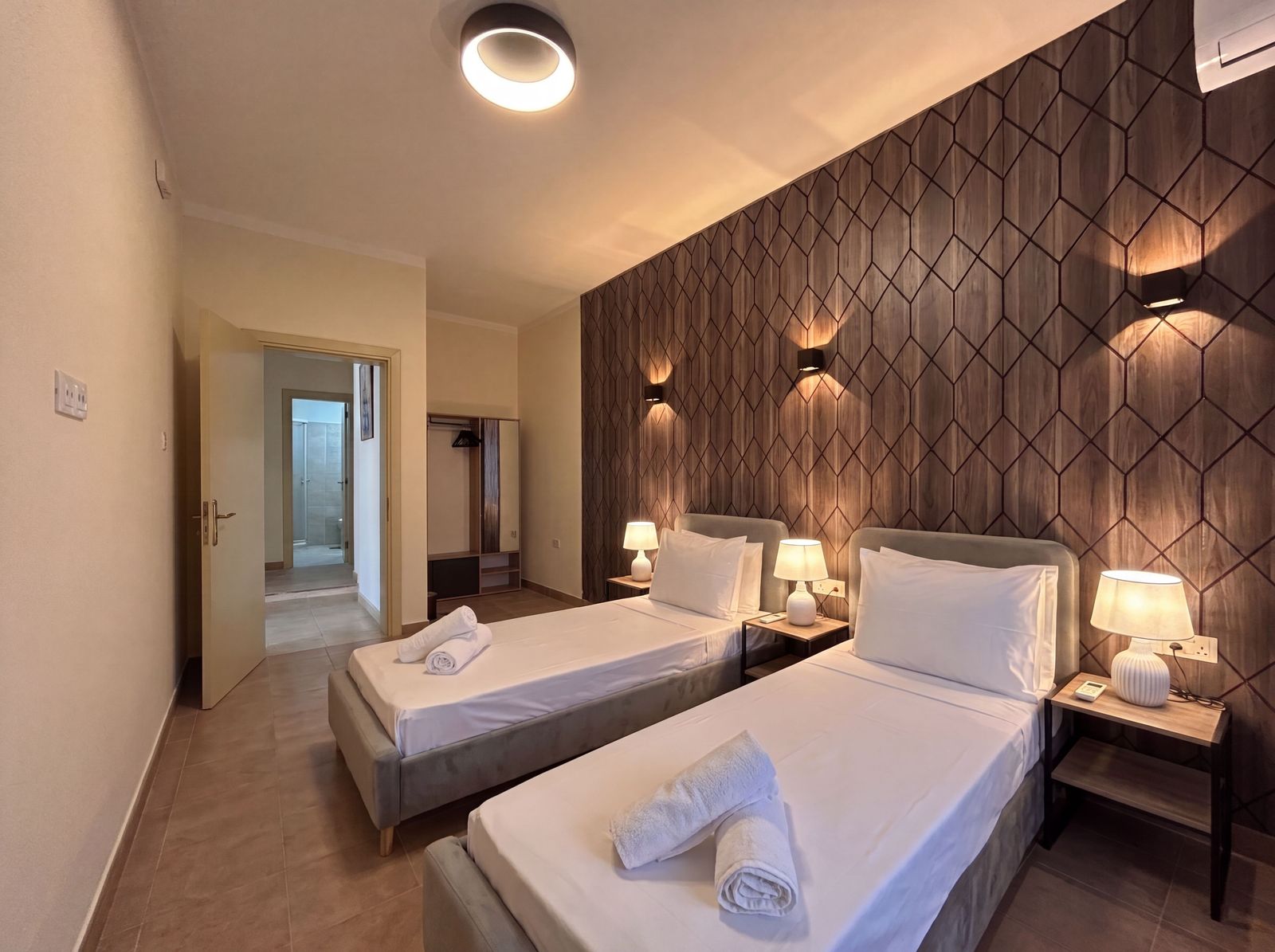 Villa Kampanella – Twin Bedroom