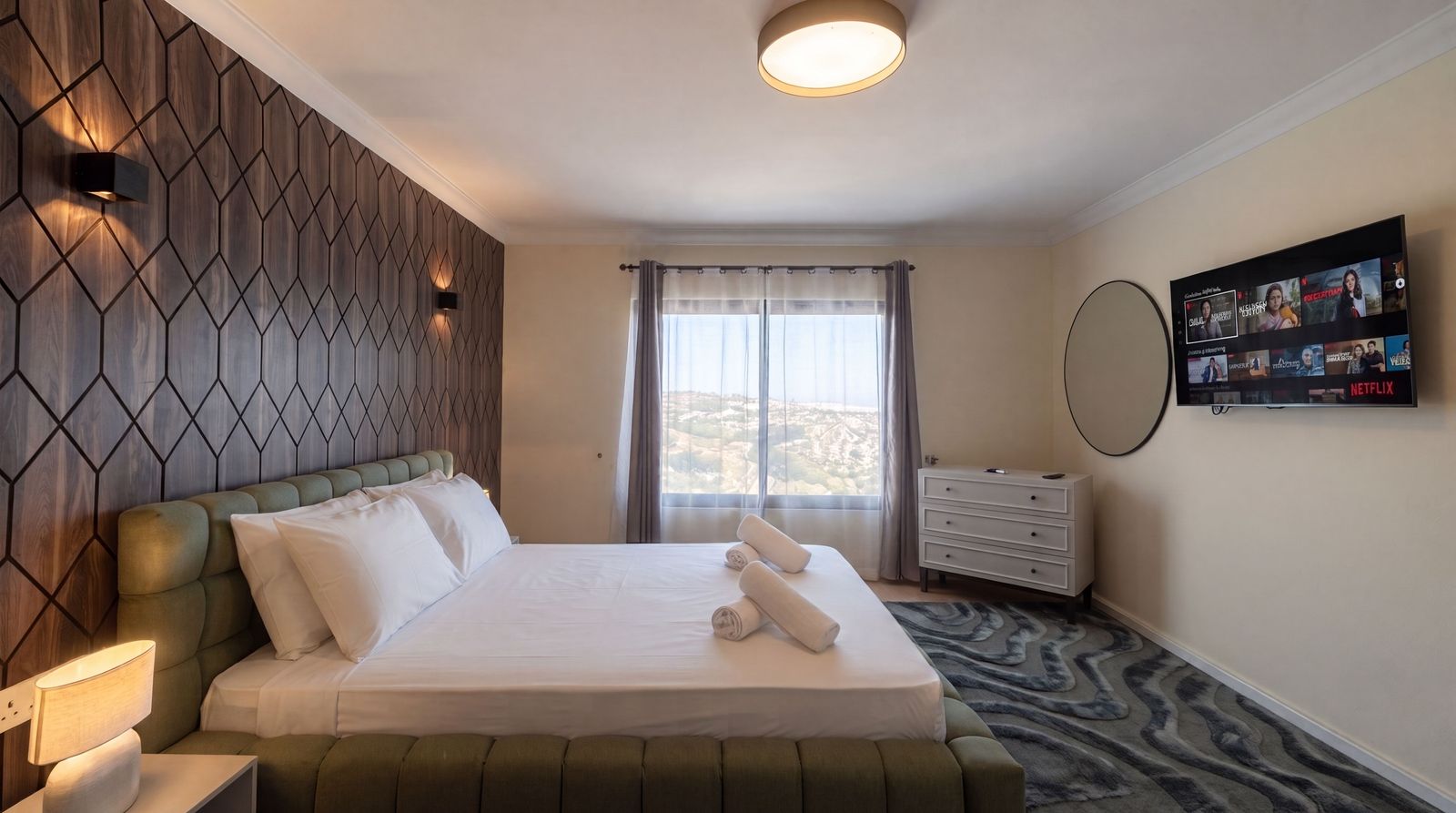 Villa Kampanella – Green Bedroom